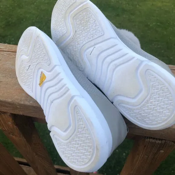 Sam Edelman Circus Pom Pom slip on sliver sparkle casual sneakers size 6 - Picture 7 of 8